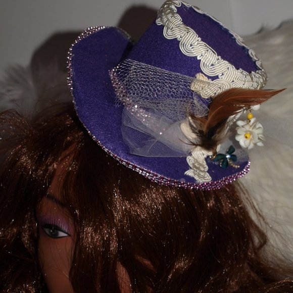 Grandma&Me Large Purple Hat HANDMADE - Picture 1 of 13